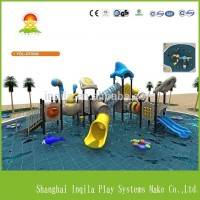 Water park equipment swimming plastic pool slides for sale