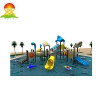 Outdoor playground adult water pool slide tubes