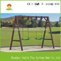 Outdoor playground kids metal swing set