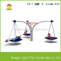 New design outdoor playground swing set for 3 kids